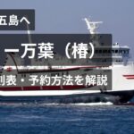 長崎⇔五島フェリー万葉