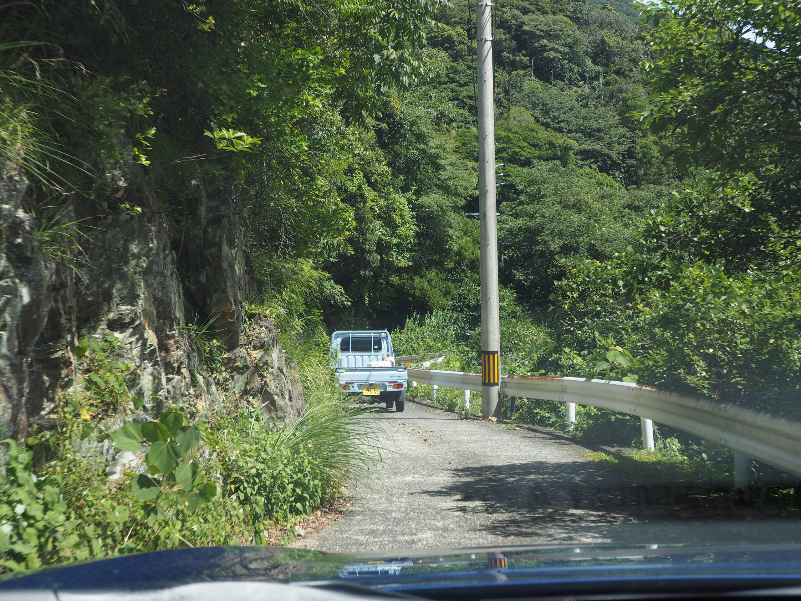 半泊までの山道